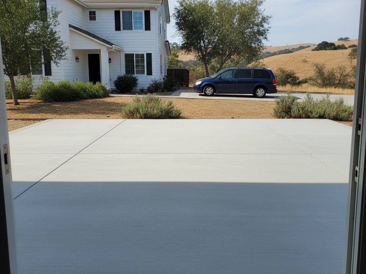 Stamped Concrete completed by Spectrum Concrete Solutions in Clovis, CA